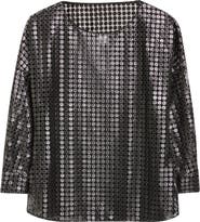 Akris punto Metallic Dot Semisheer Shirt