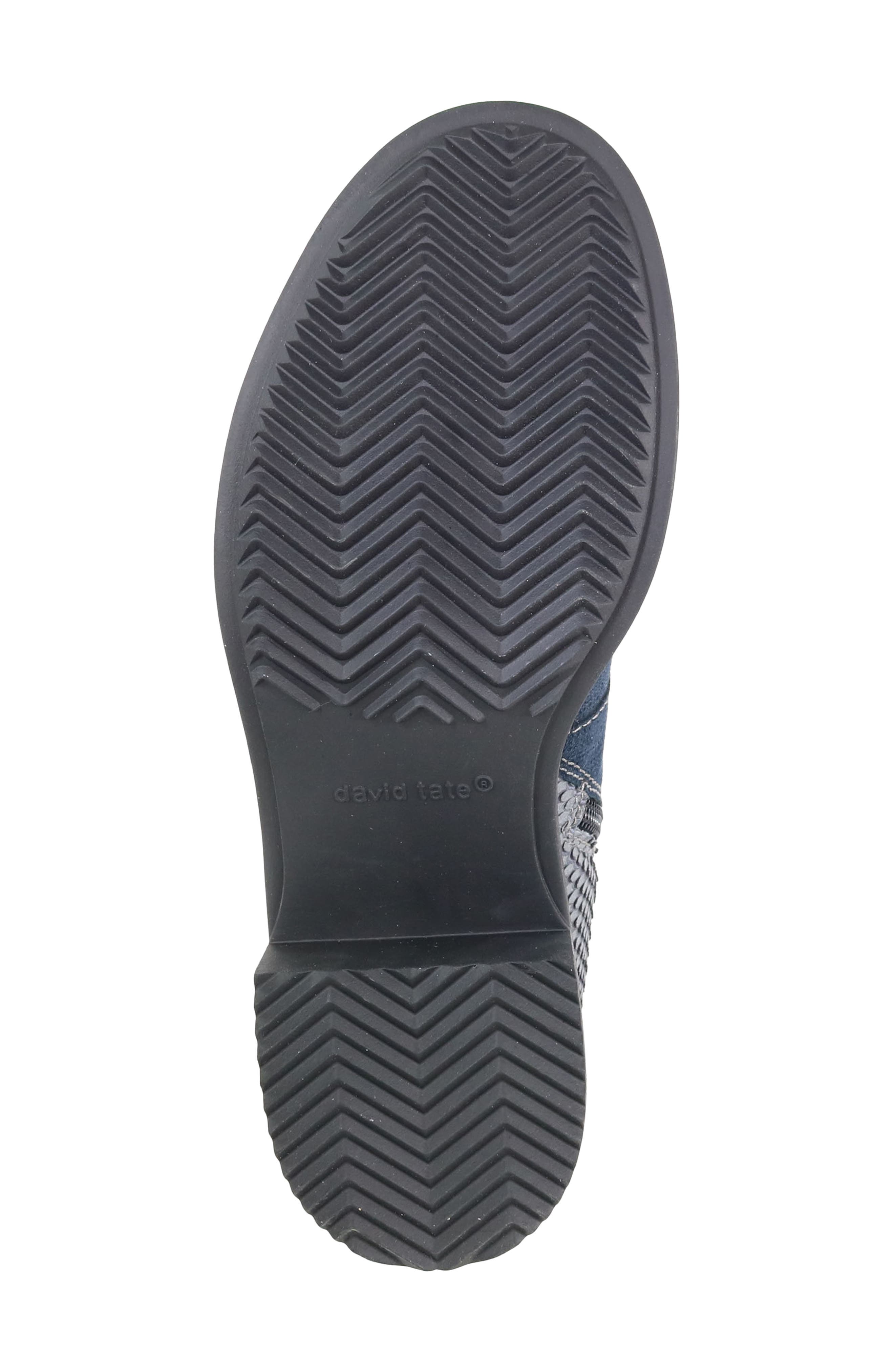 David Tate Swinger Cap Toe Bootie, Alternate, color, Black/ Grey/ Blue