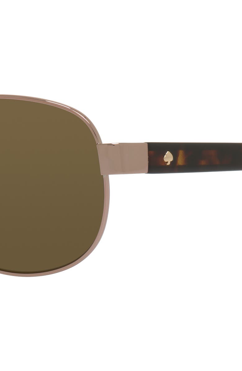 Kate Spade New York 'dalia' 58mm polarized aviator sunglasses, Alternate, color,