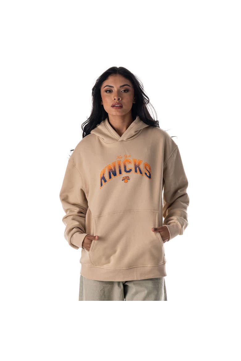 Unisex The Wild Collective  Tan New York Knicks Mantra Premium Hoodie, Alternate, color, Tan