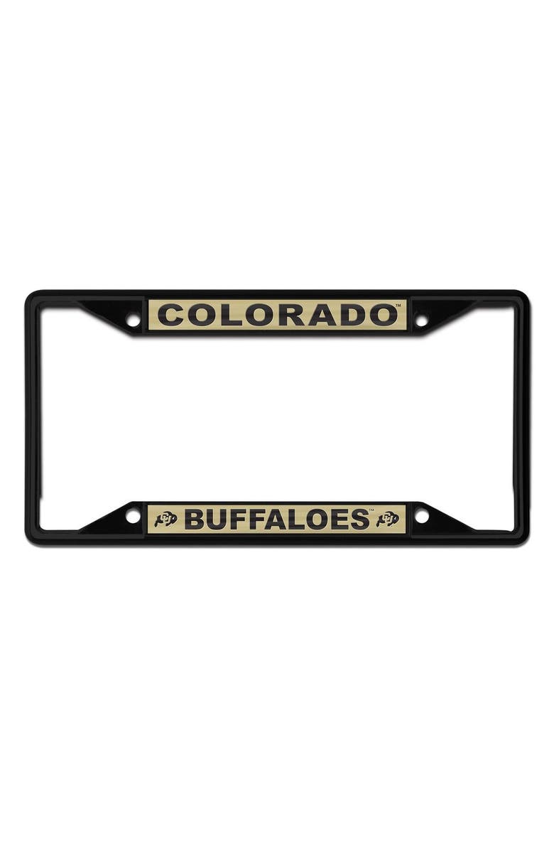 WINCRAFT Colorado Buffaloes Chrome Color License Plate Frame, Main, color, 