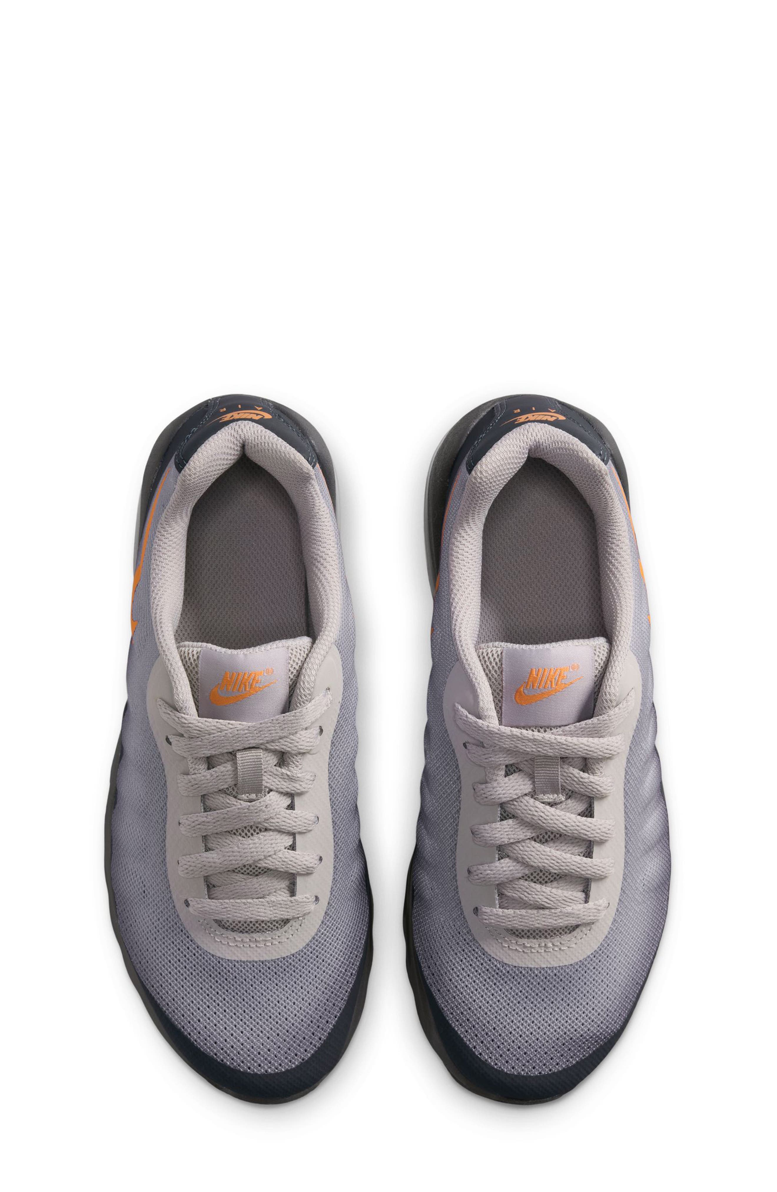 Nike Kids' Air Max Invigor Sneaker, Alternate, color, Dark Grey/ Hot Curry