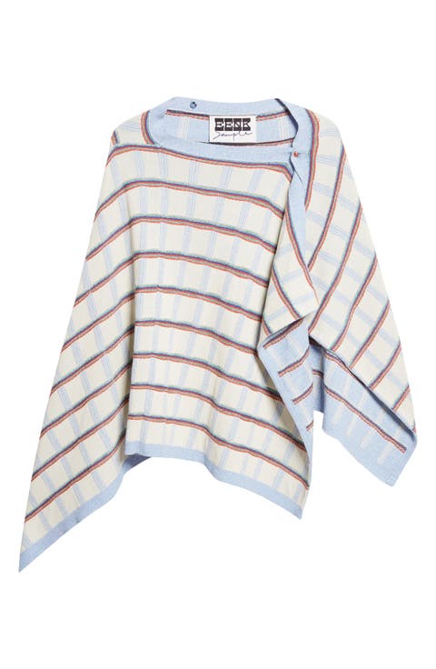 Check Jacquard Asymmetric Skirt