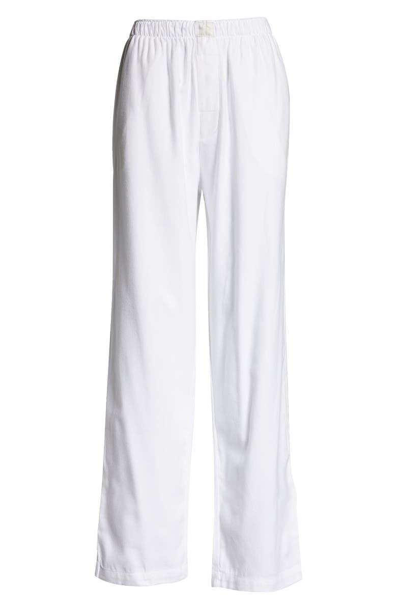 SKIMS Hotel Cotton Blend Pajama Pants, Alternate, color,