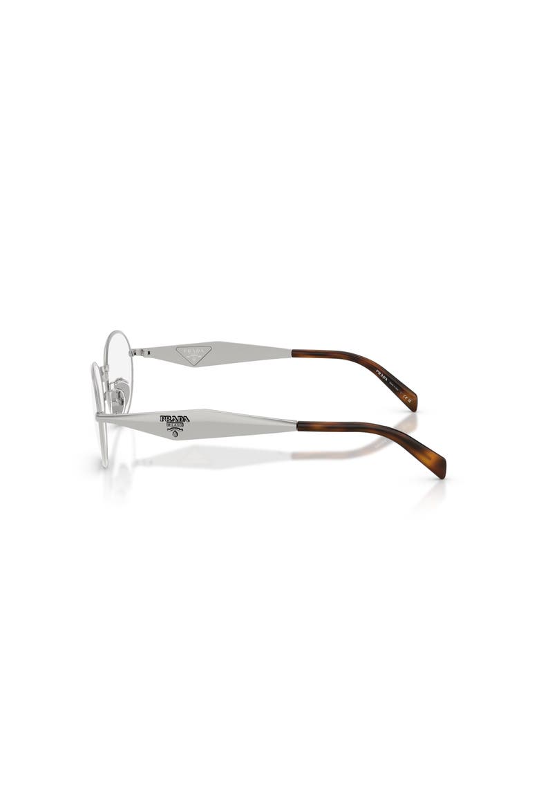 54mm Oval optical glasses, Alternate, color, Silver