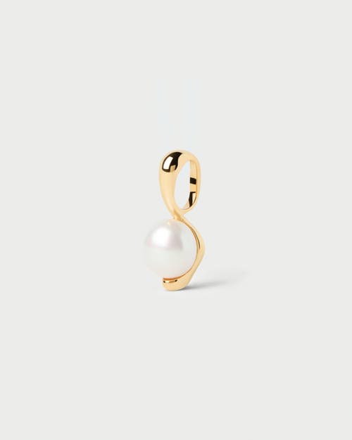 Pdpaola La Perla Essential Pendant Necklace In Gold