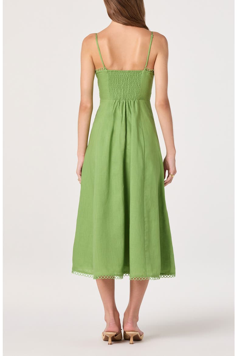 Christie Sleeveless A-Line Dress, Alternate, color, GREEN