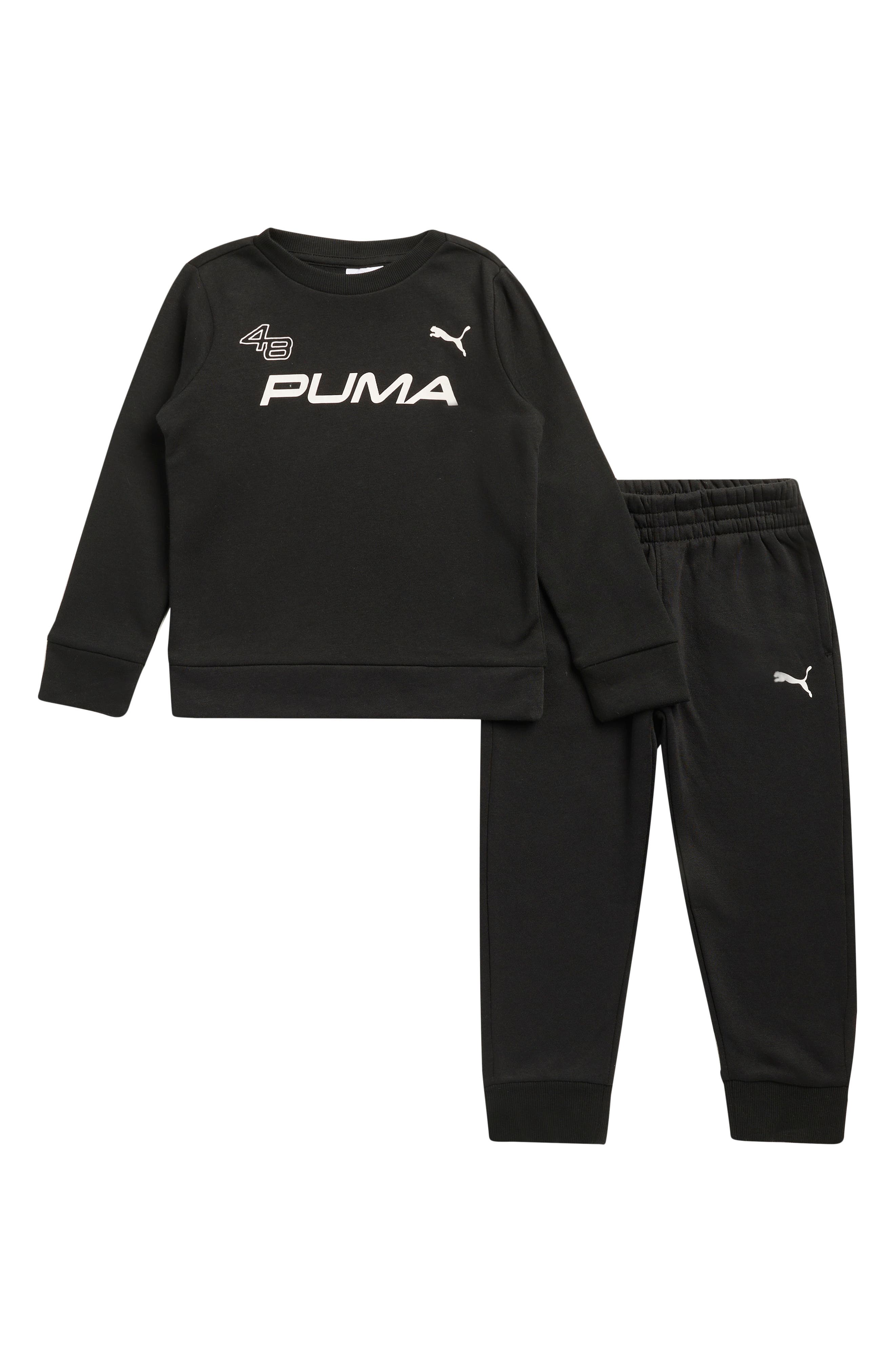 PUMA Kids&#39; Fleece Sweatshirt &amp; Joggers Set
