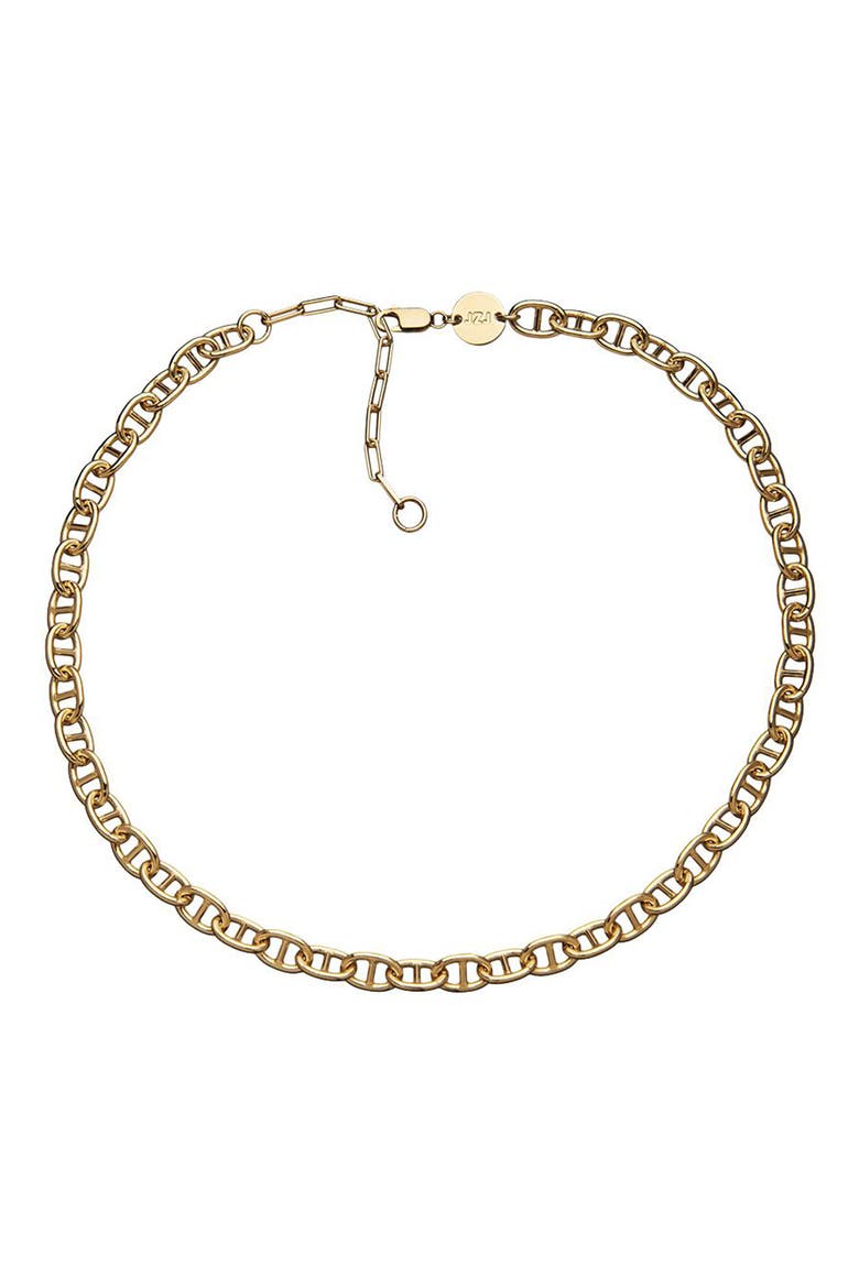 Will Mariner Link Necklace, Main, color, GOLD VERMEIL