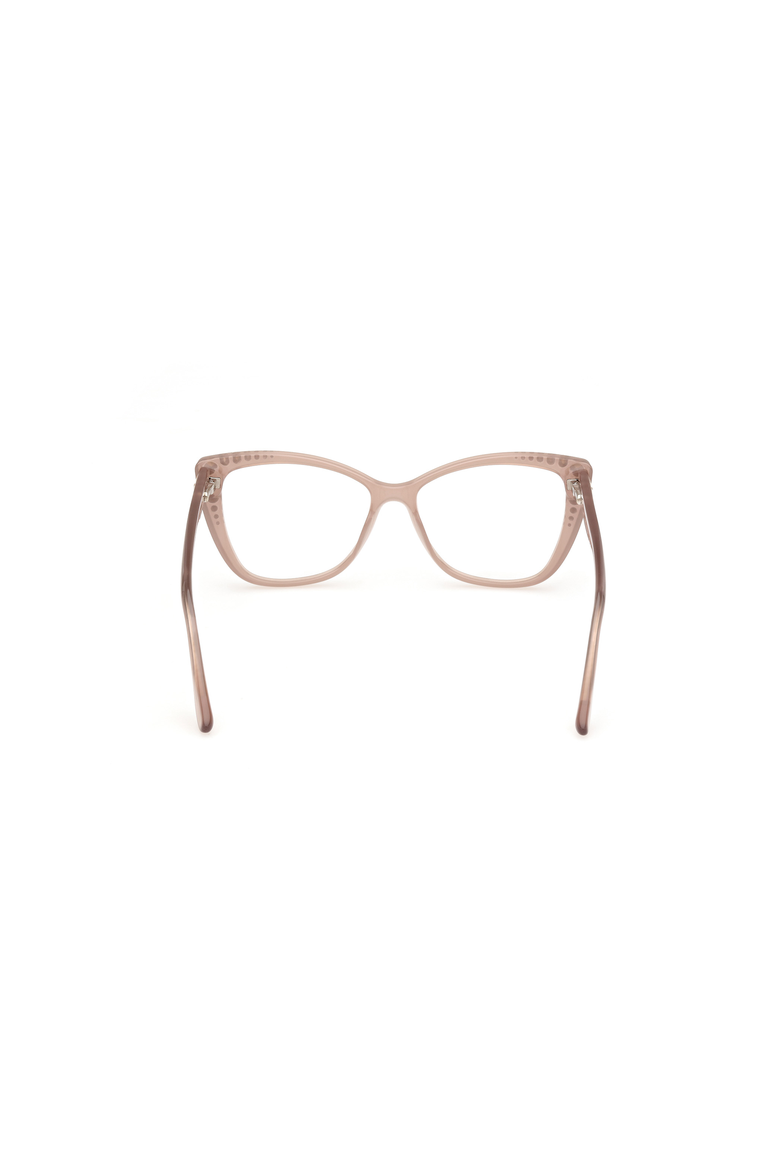 Crystal Studded Cat Eye Eyeglasses, Alternate, color, Beige