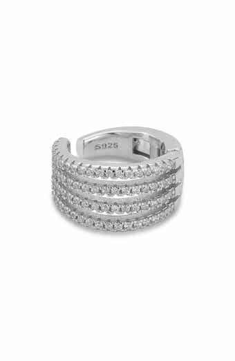 Multi Row Cubic Zirconia Ear Cuff
