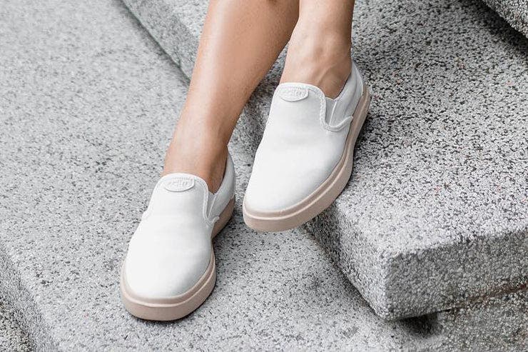 XpreSole Cody Waterproof Slip-On Sneaker, Alternate, color, Bright White