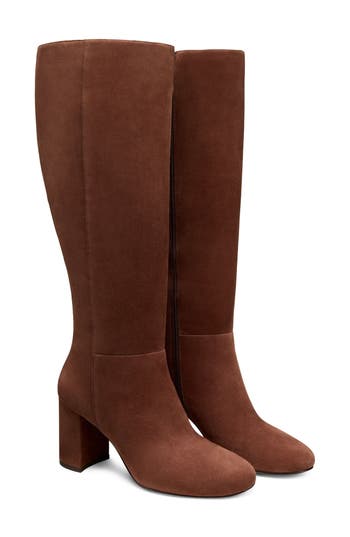 Stuart Weitzman Wynn Zip Boot In Brown