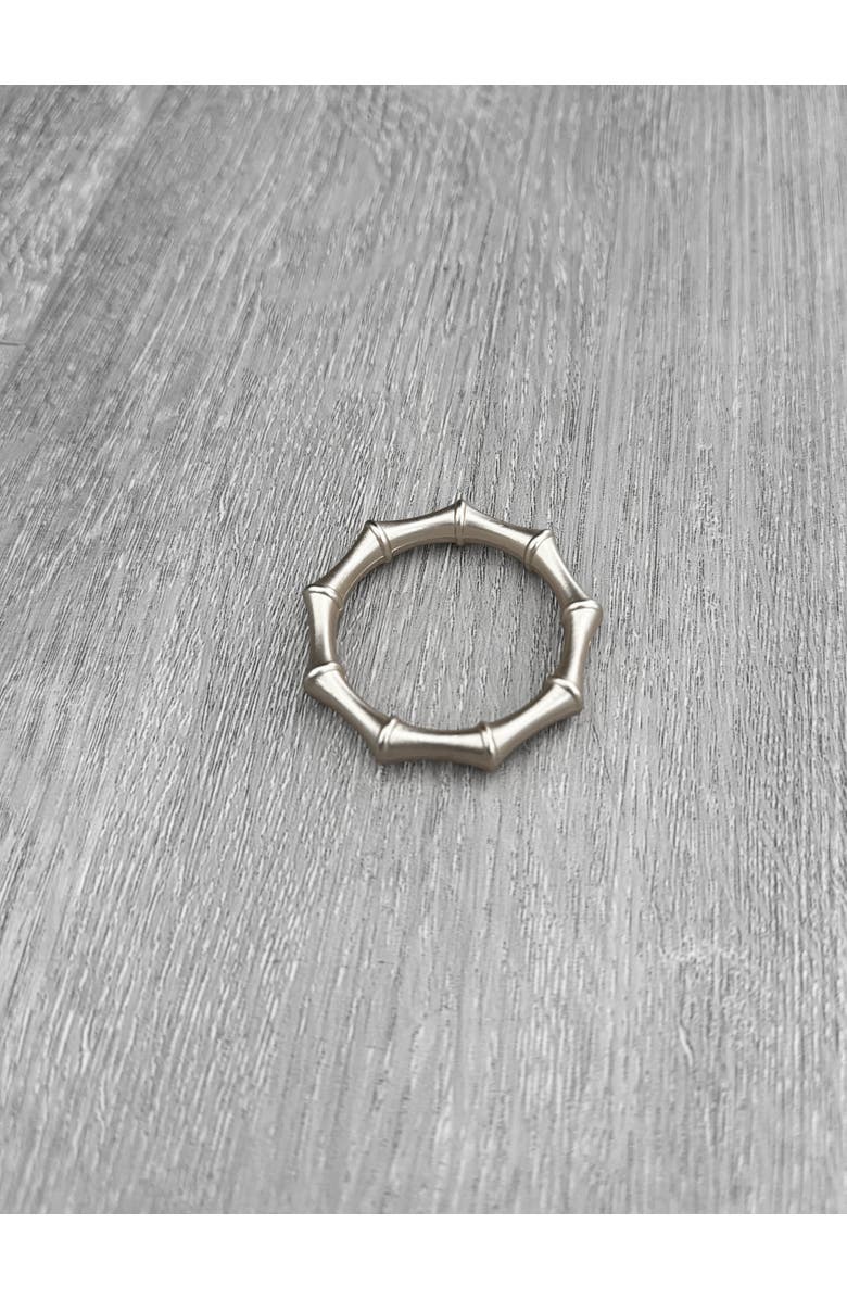 Anaya Metal Napkin Rings- Set of 4, Alternate, color, Matte Gold