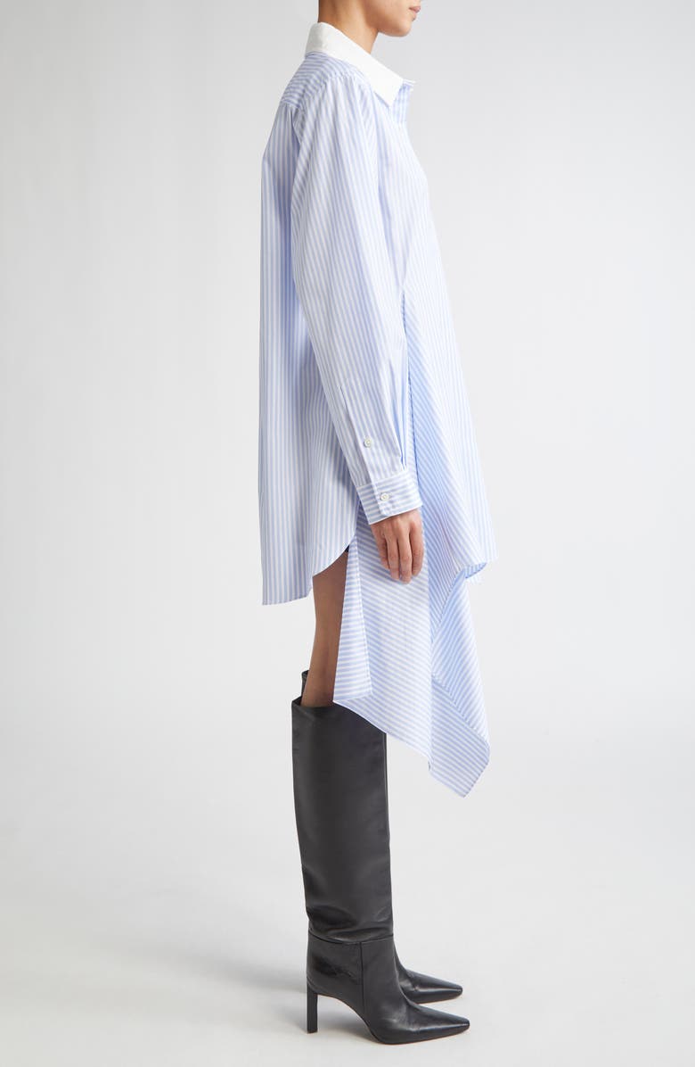 MONSE Cascade Front Stripe Button-Up Shirt, Alternate, color,