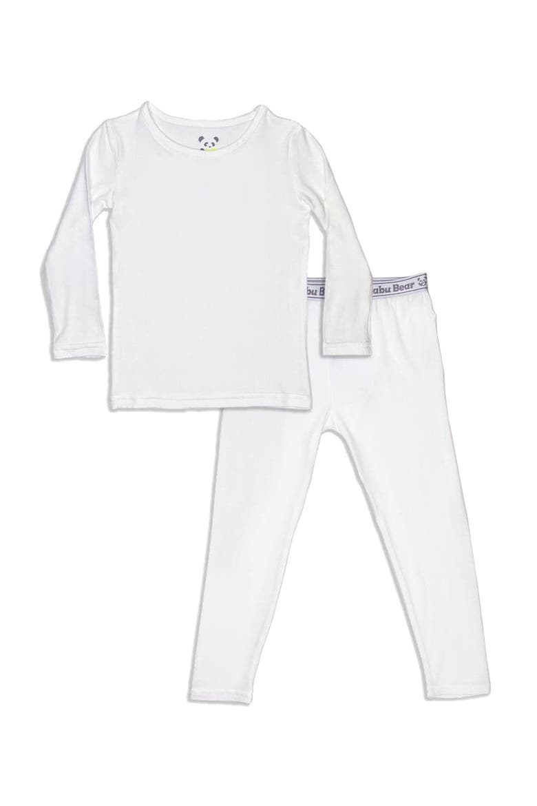 Kids' Milk White Set of 2 Piece Pajamas, Main, color, Milk White