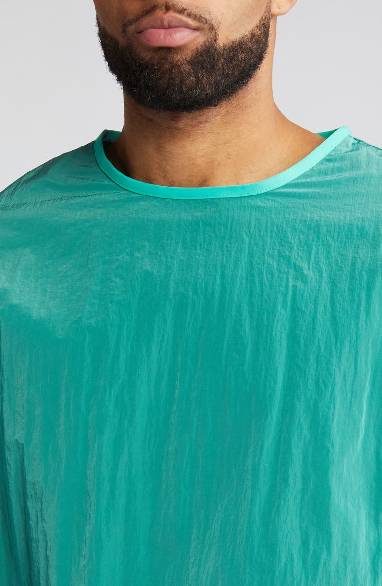 Fear of God Essentials Oversize Nylon Crewneck Pullover, Alternate, color,