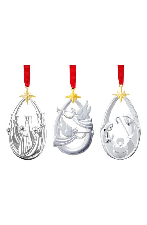 Nativity Ornament Trio
