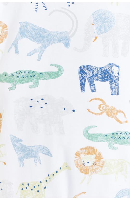 Babycottons Kenya Footie Snug Pajamas In Multicolor