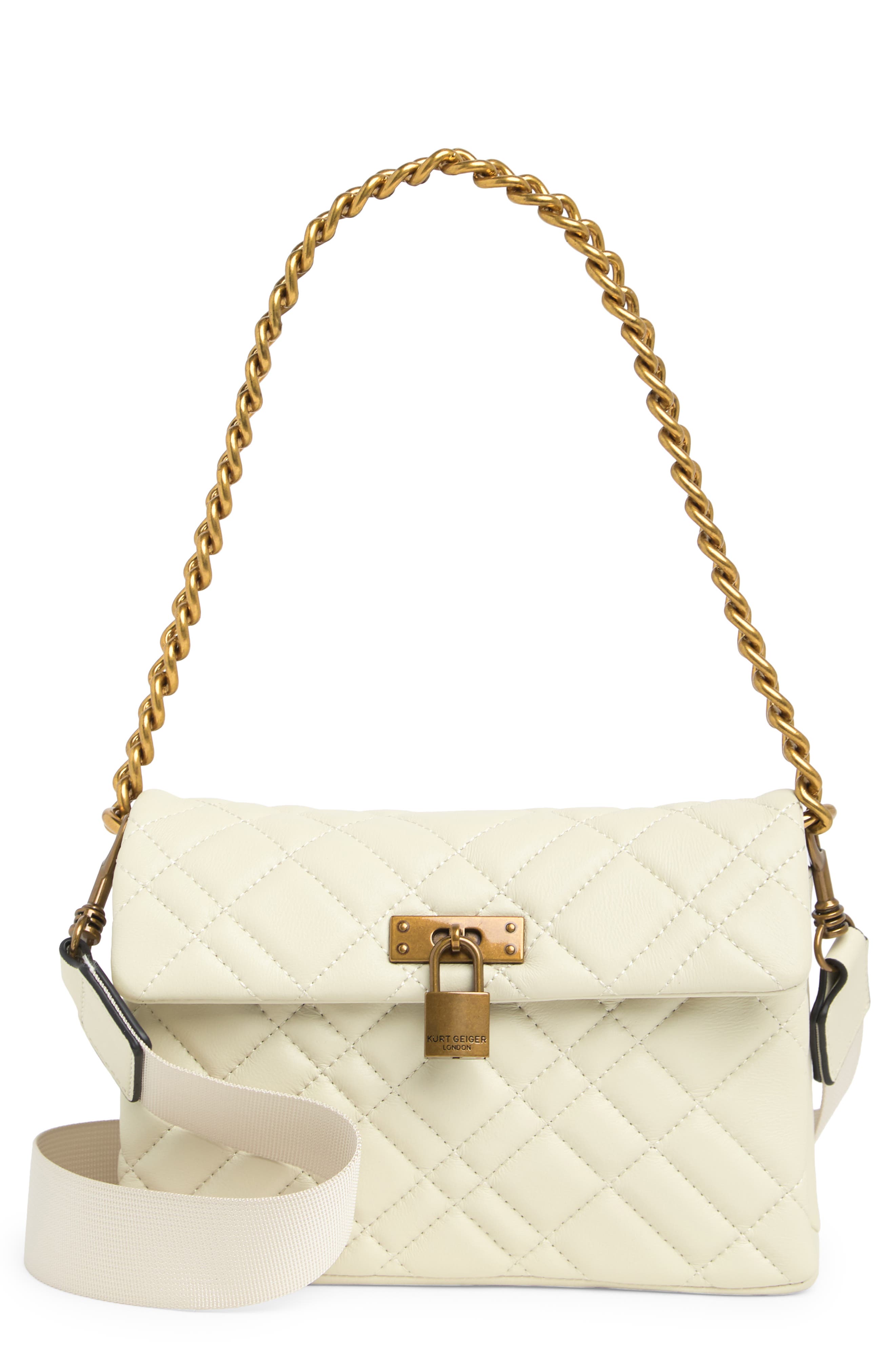 Kurt Geiger London Brixton Lock Convertible Crossbody Bag