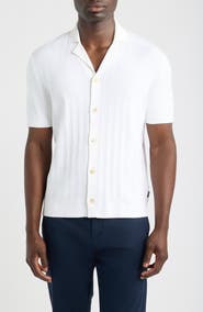 BOSS C-Neri Button Front Short Sleeve Shirt