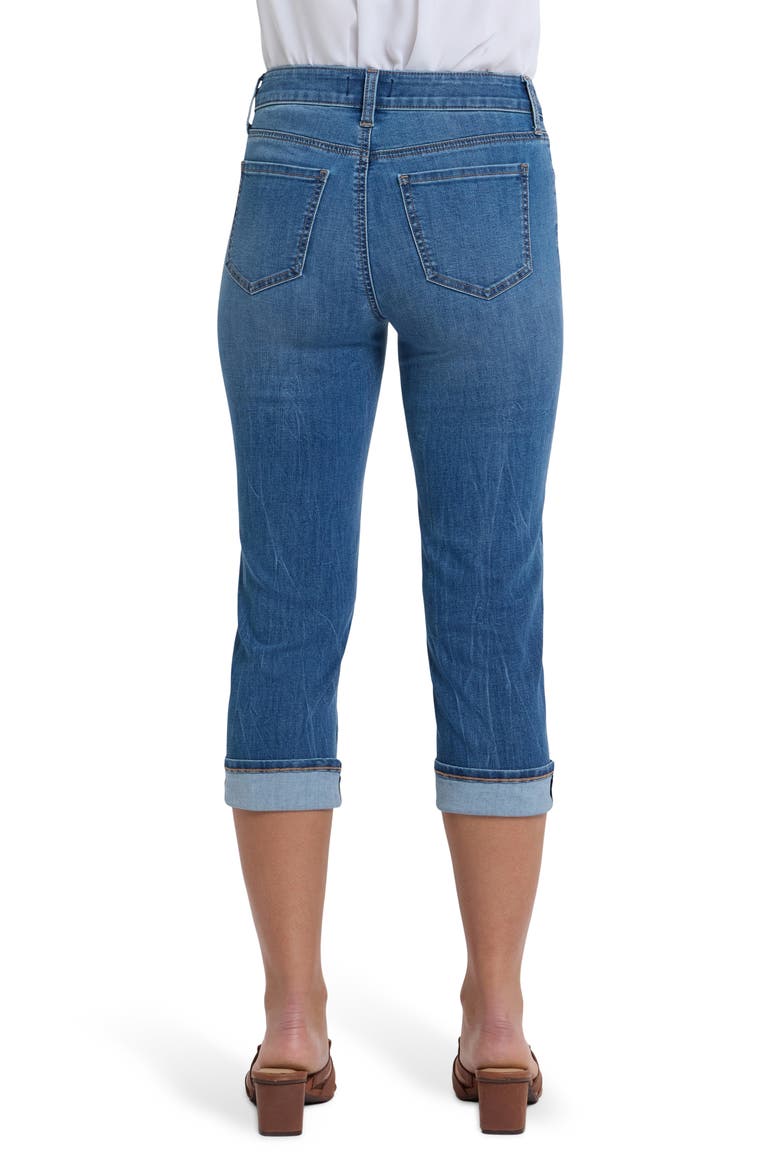 Marilyn Cool Embrace Straight Crop Jeans, Alternate, color, WILD RIVER