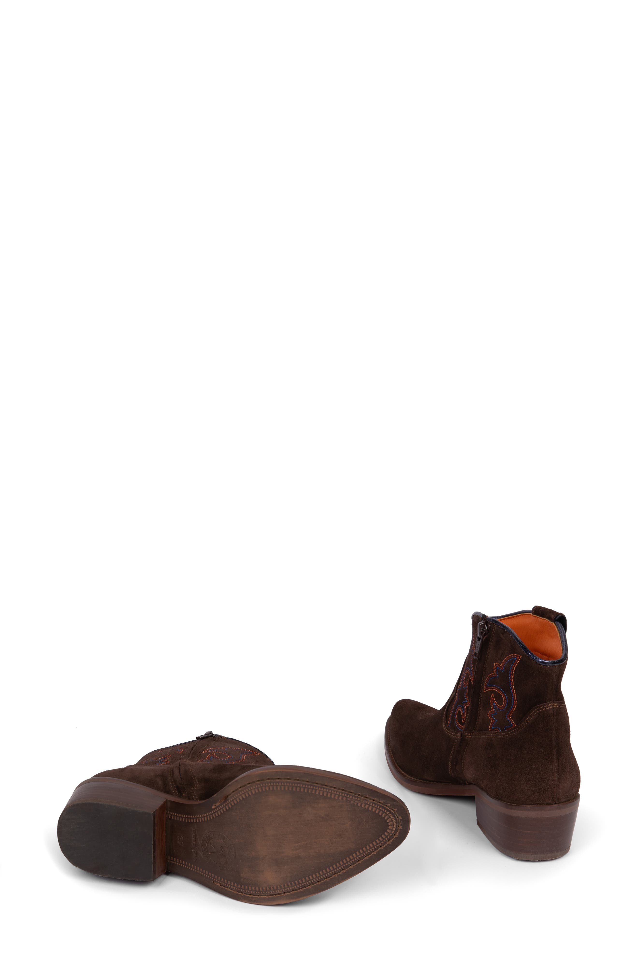 Penelope Chilvers Cassidy Western Boot, Alternate, color, 229 Bitter Chocolate