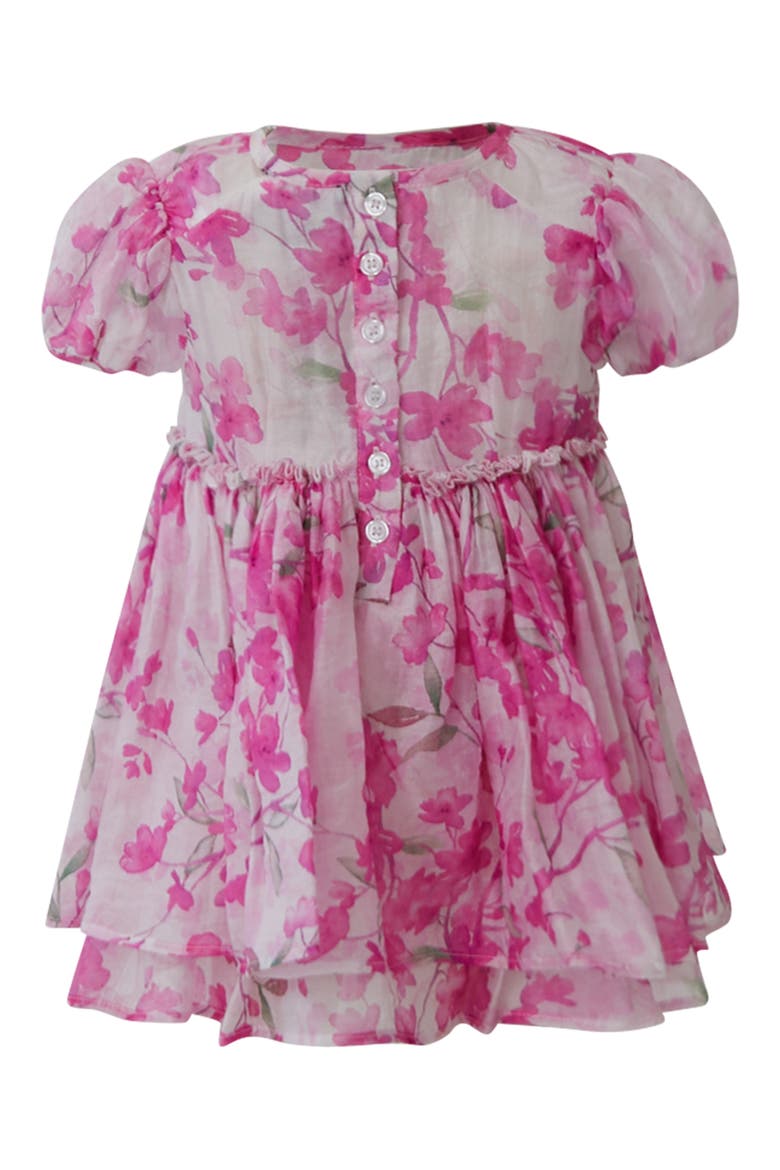 Kids' Lucia Blooms Floral Dress, Alternate, color, PINK BLOOM