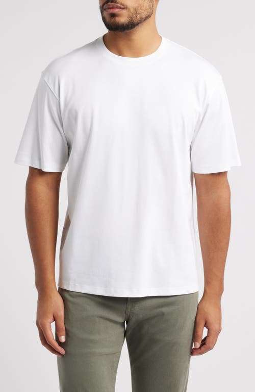 Shop Theory Clinton Relaxed Cotton T-shirt In White