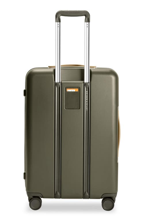 Briggs & Riley Sympatico Medium 27-inch Expandable Spinner Luggage In Olive