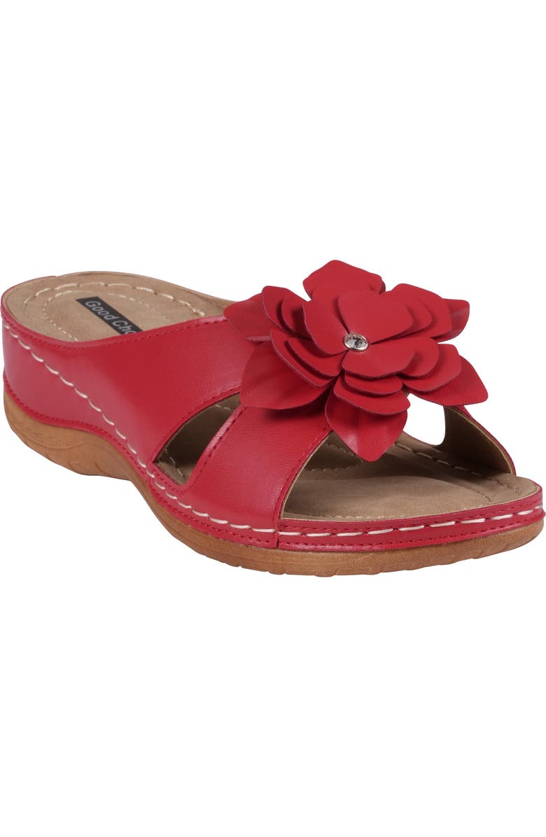 GC SHOES Joy Flower Sandal, Main, color, Coral