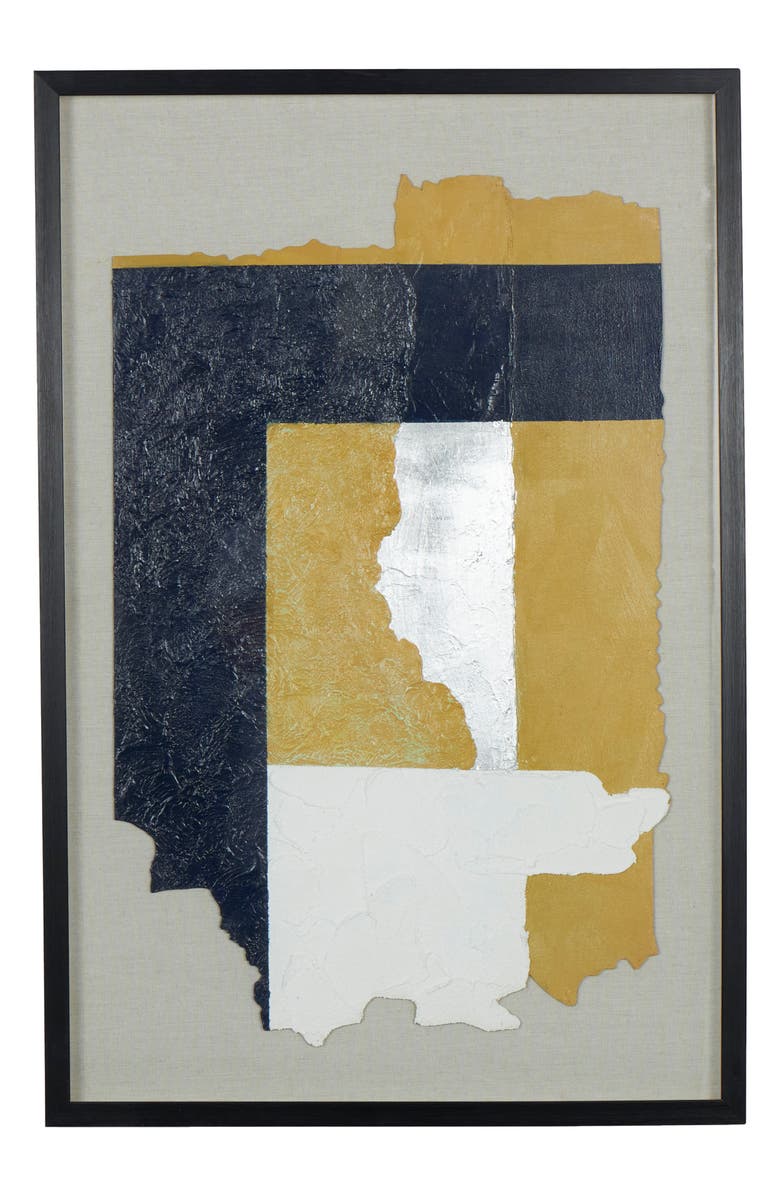 Novogratz Abstract Canvas Framed Wall Art, Main, color, 