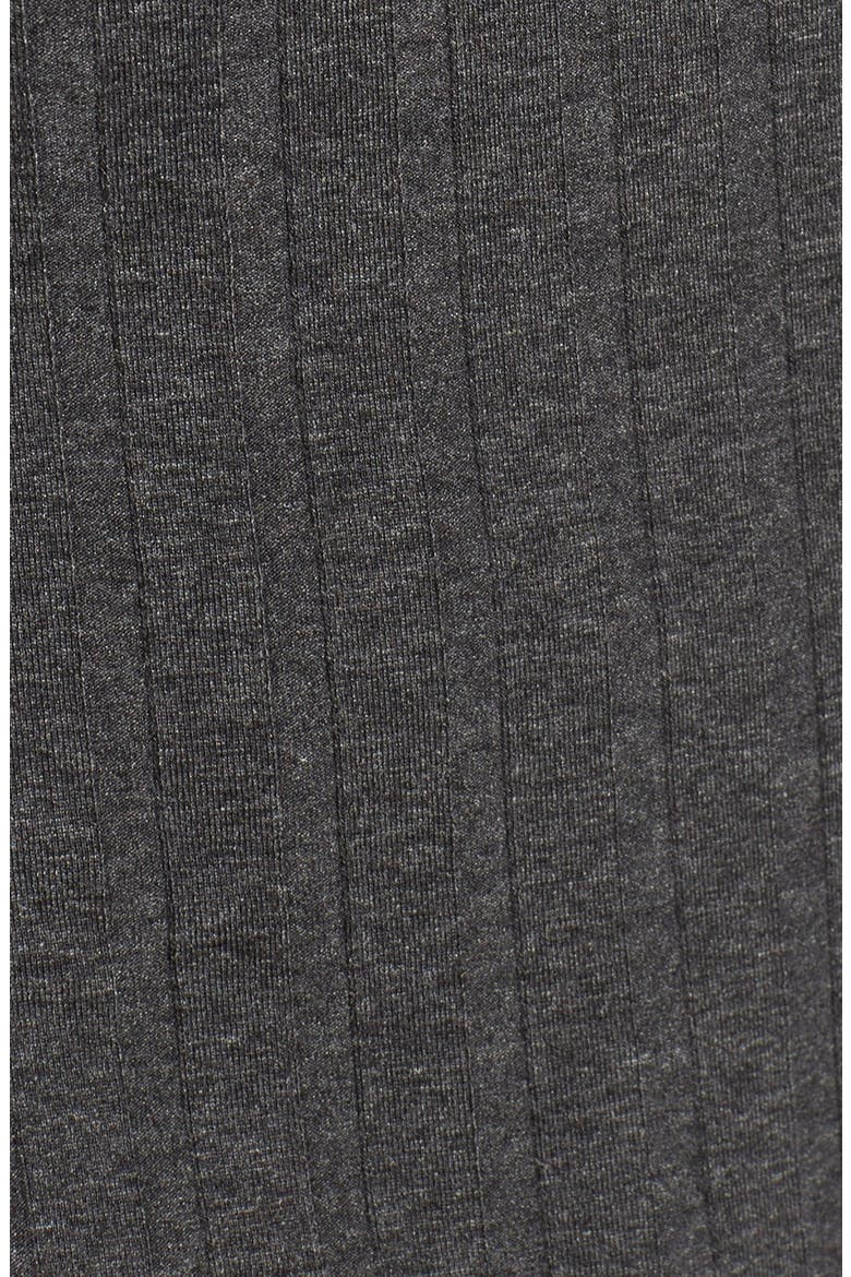Mock Neck Rib Knit Dress, Alternate, color, ANTHRACITE