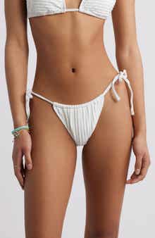 BP. Rib Side Tie Bikini Bottoms