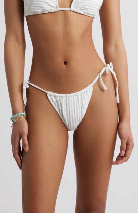 BP. Rib Side Tie Bikini Bottoms