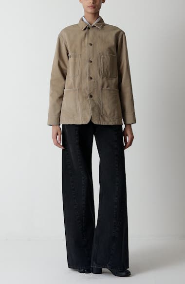 Maison Margiela Cotton Herringbone Jacket | Nordstrom