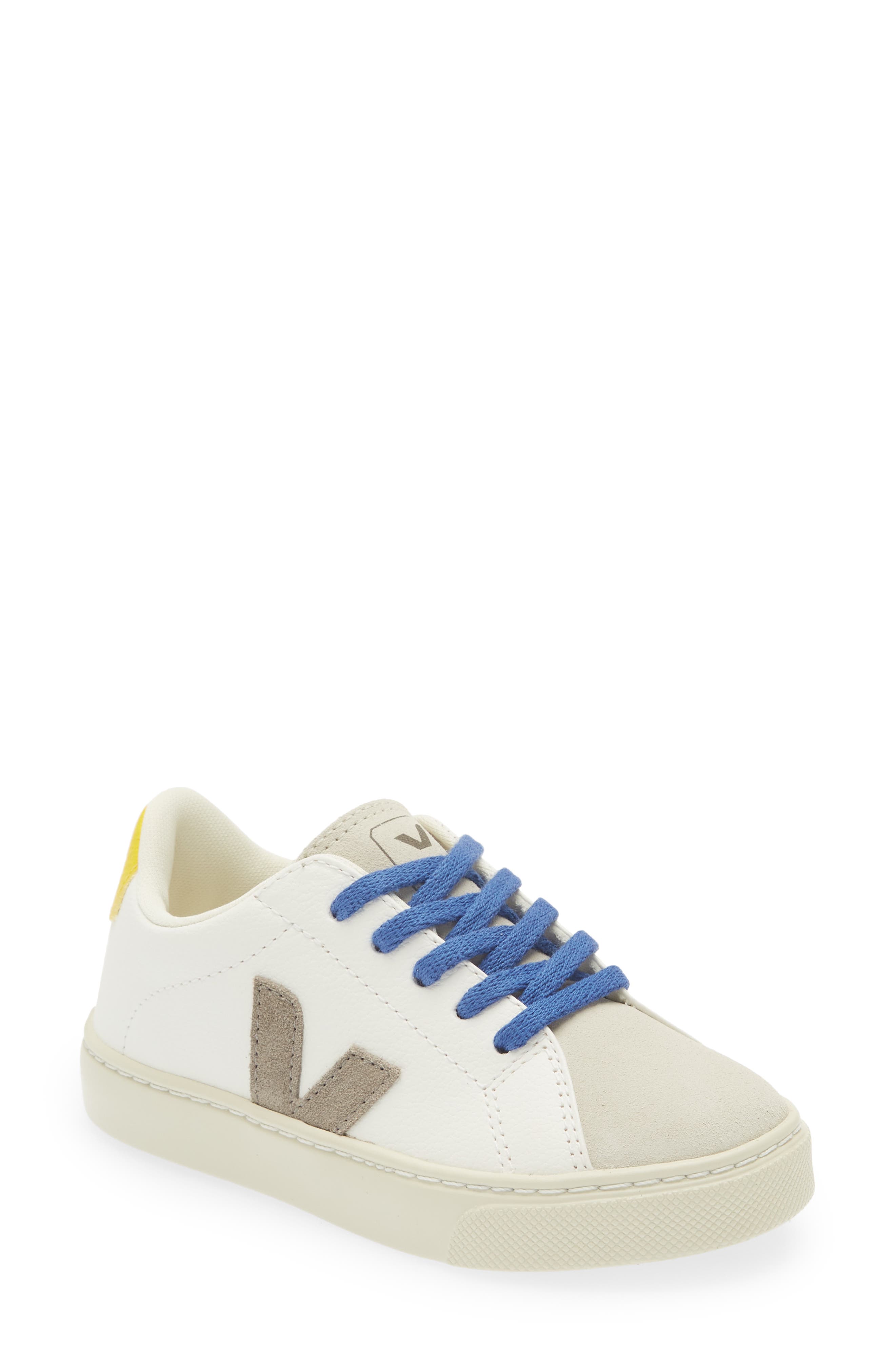 Veja Small Lace-Up Esplar Sneaker, Main, color, Extra White Moonrock Tonic