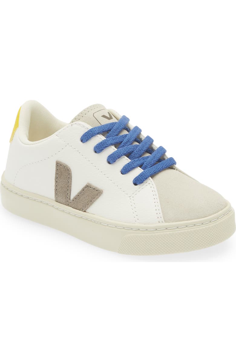 Veja Small Lace-Up Esplar Sneaker, Main, color, Extra White Moonrock Tonic