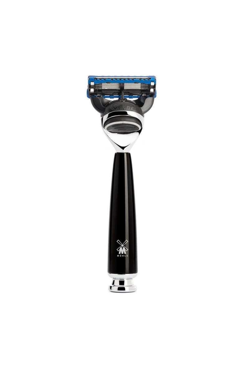 MÜHLE Rytmo Black Fusion Razor, Main, color, Black, Chrome