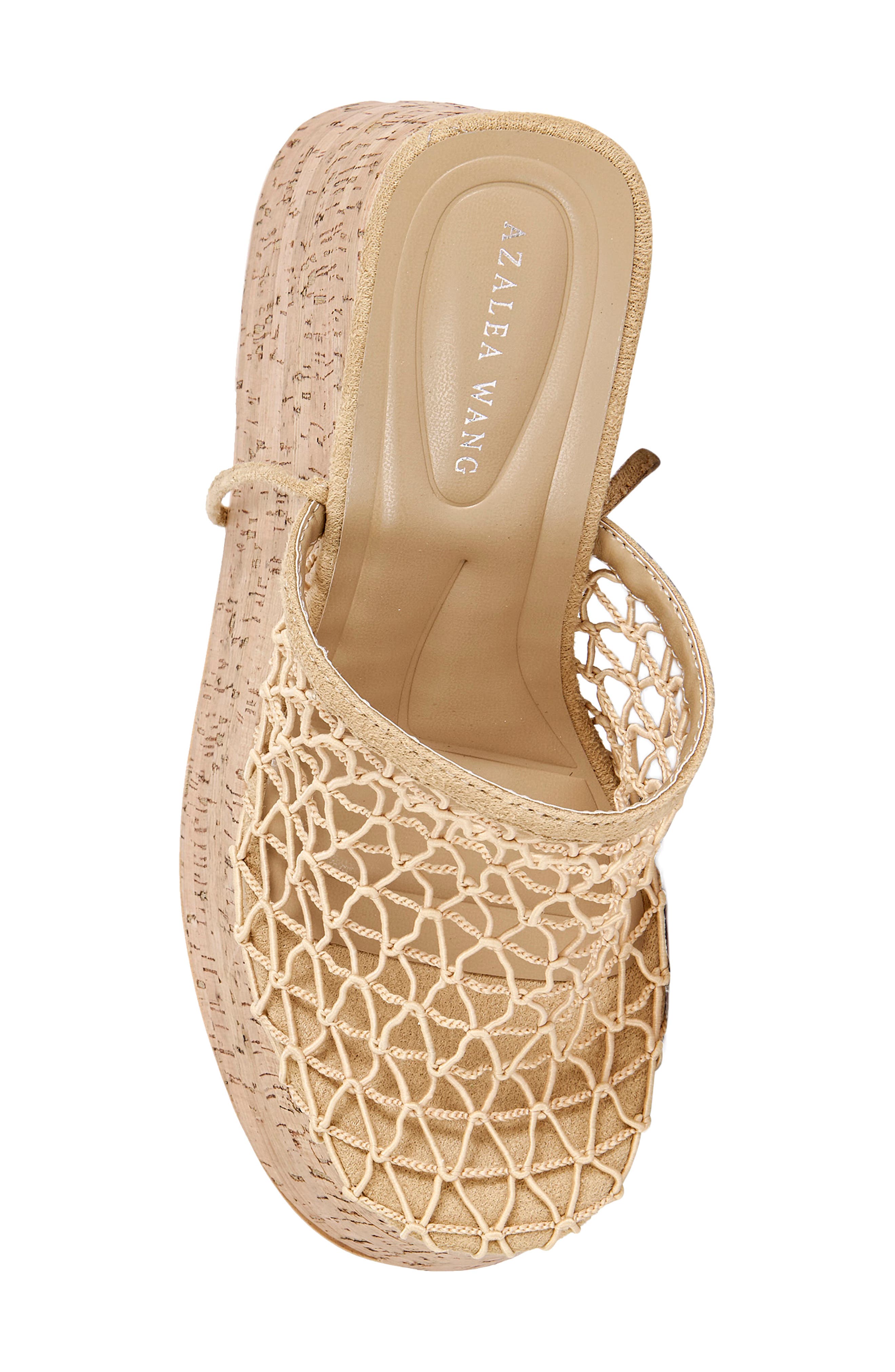 AZALEA WANG Venne Platform Wedge Sandal, Alternate, color, 