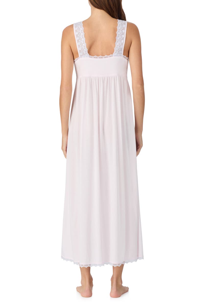 Eileen West Lace Trim Ballet Cotton Blend Nightgown, Alternate, color,