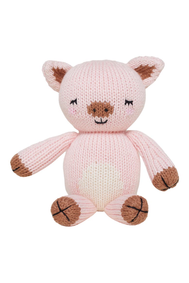 Baby Pig Stuffed Animal, Main, color, PINK