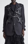 Noir Kei Ninomiya Studded Faux Leather Star Harness