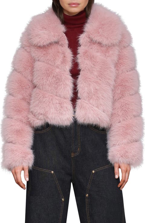 Faux Fur Crop Jacket