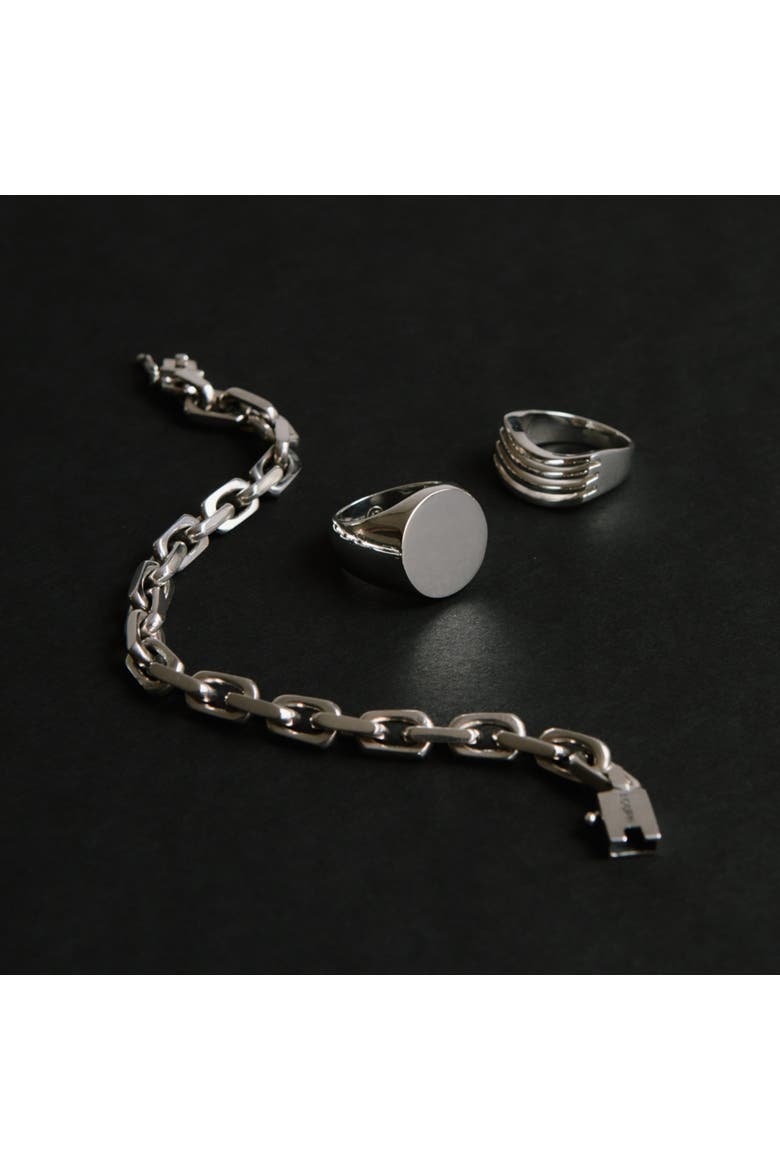 Bring It Chain Bracelet, Alternate, color, Silver