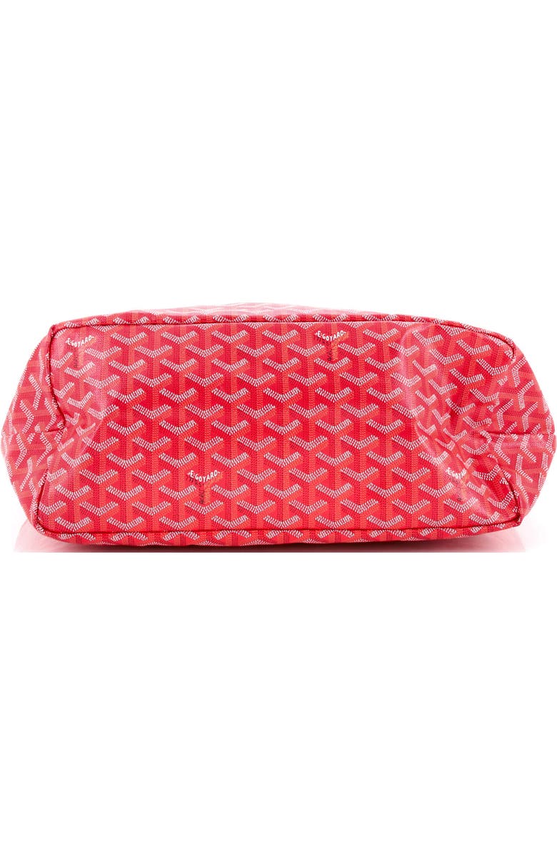 Pre-Owned Goyard Saint Louis Reversible Tote Coated Canvas and Printed Canvas PM, Alternate, color, Red