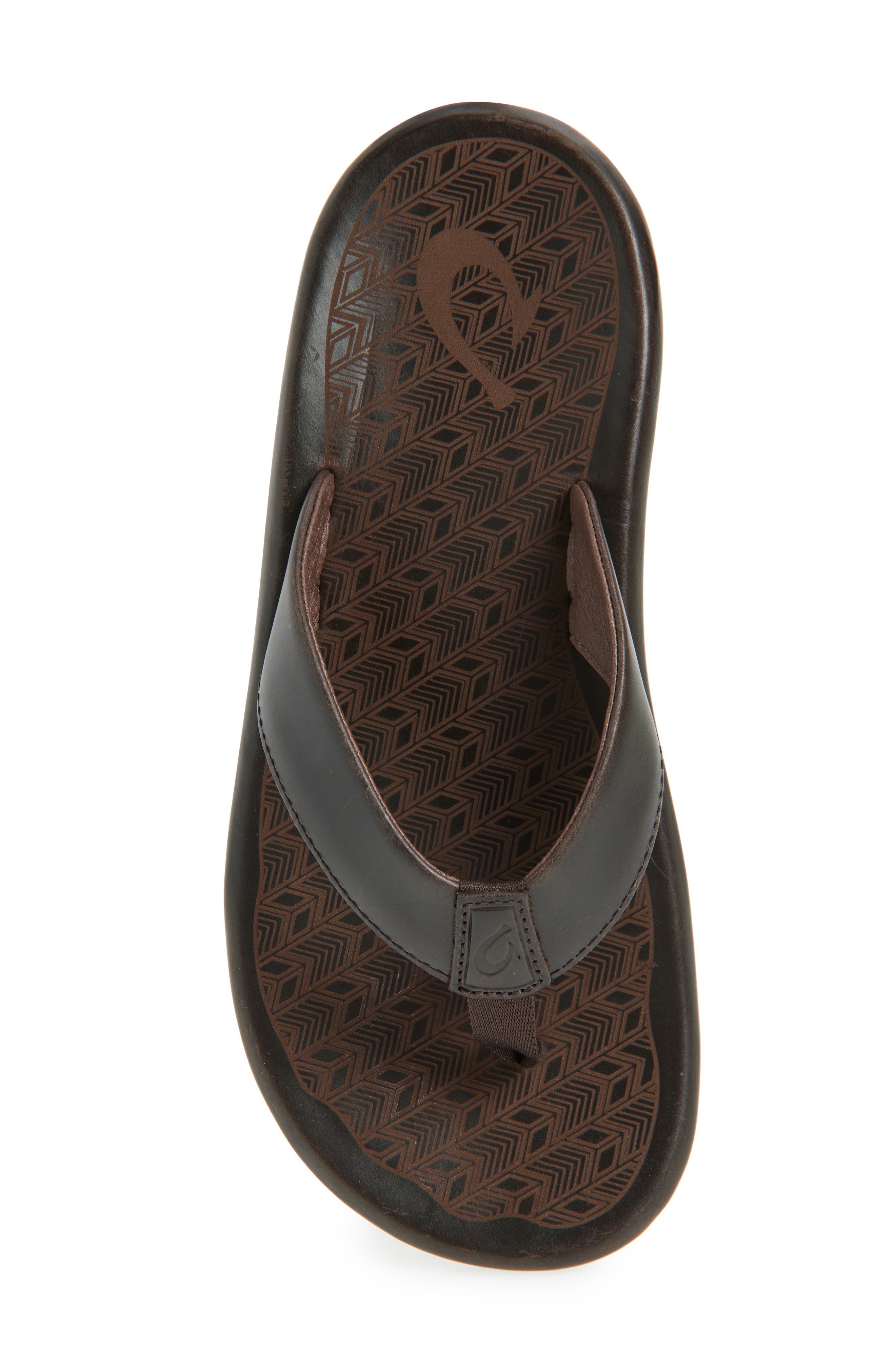 Ilikai Flip Flop, Alternate, color, DK WOOD / DK WOOD