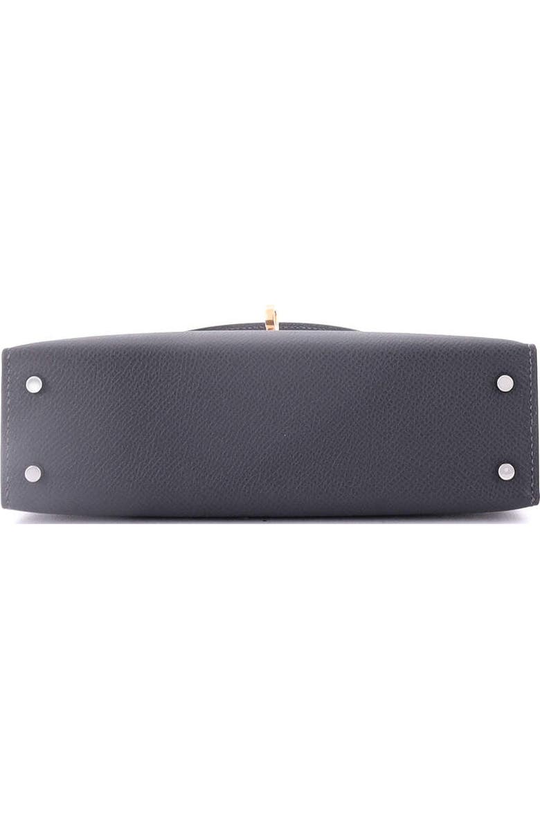 Pre-Owned Hermes Kelly Mini II Bag Grey Epsom with Electrum Hardware 20, Alternate, color,