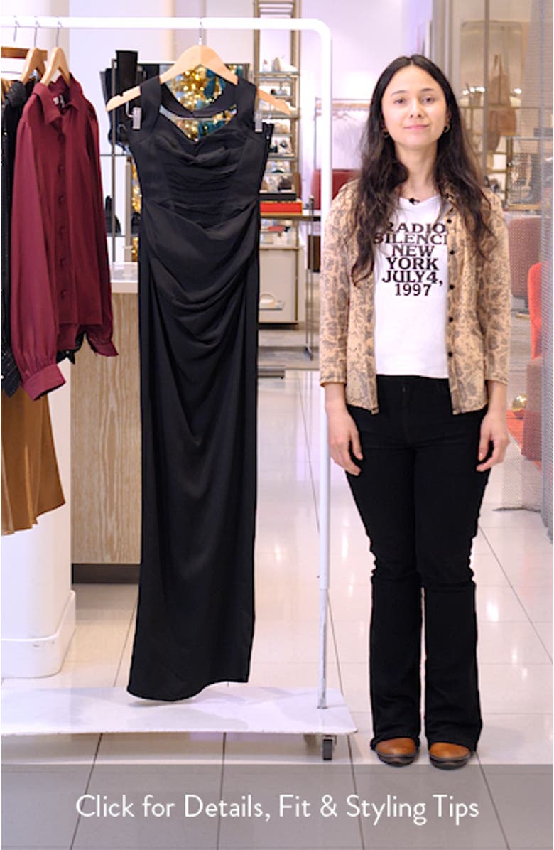 Sahar Halter Maxi Dress, sales video thumbnail