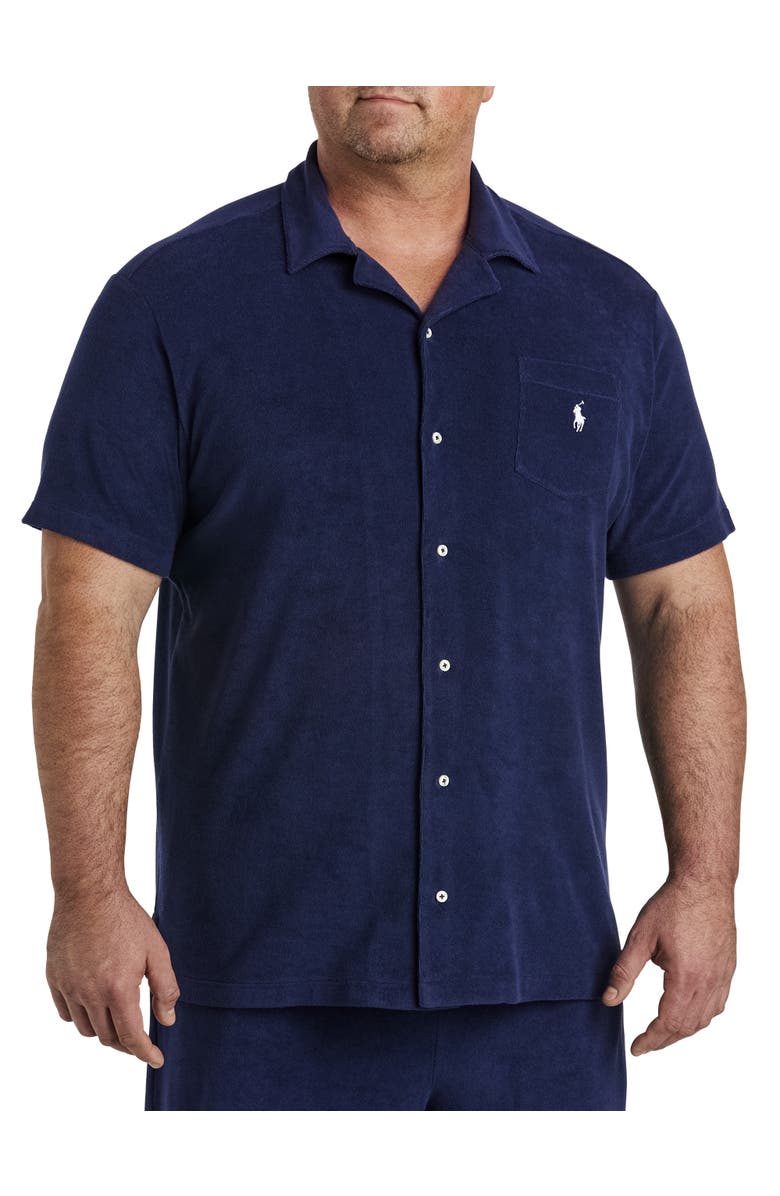 Polo Ralph Lauren Big & Tall Terry Camp Shirt, Main, color,